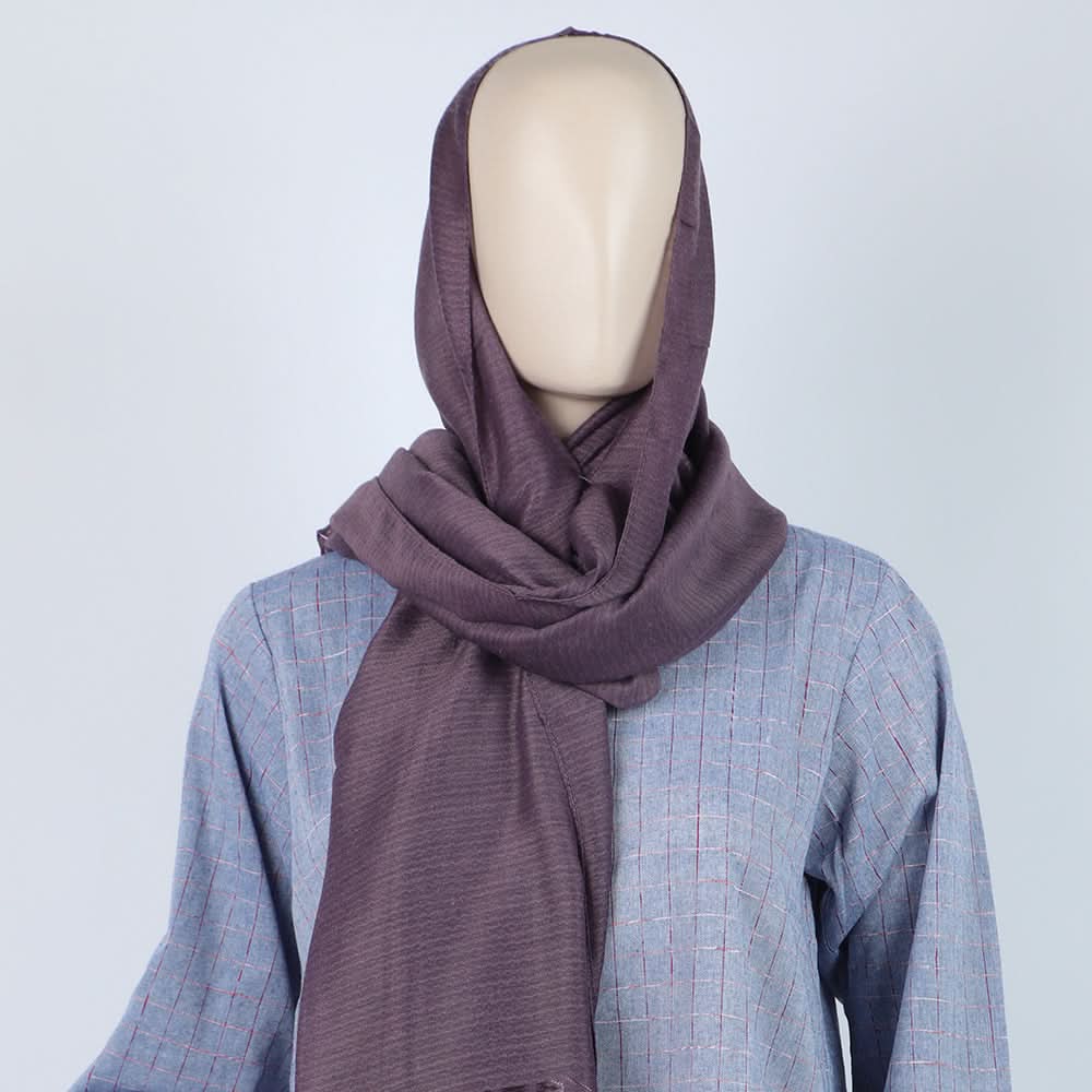 Women's Turkish Jacquard Border - Purple, Women Shawls & Scarves, Chase Value, Chase Value