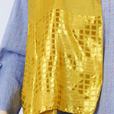 Women's Turkish Jacquard Border - Mustard, Women Shawls & Scarves, Chase Value, Chase Value