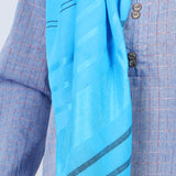 Women's Turkish Dupatta - Blue, Women Shawls & Scarves, Chase Value, Chase Value
