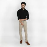 Men's Casual Chambray Shirt - Black, Men's Shirts, Chase Value, Chase Value