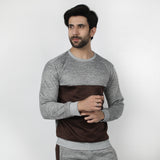 Men's Full Sleeves Sweat Shirt - Grey, Men's Sweater & Sweat Shirts, Chase Value, Chase Value