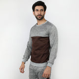 Men's Full Sleeves Sweat Shirt - Grey, Men's Sweater & Sweat Shirts, Chase Value, Chase Value