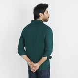 Men's Casual Chambray Shirt - Dark Green, Men's Shirts, Chase Value, Chase Value