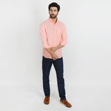 Men's Casual Chambray Shirt - Light Salmon, Men's Shirts, Chase Value, Chase Value