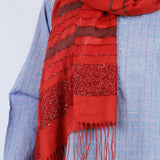 Women's Turkish Sparkle - Rust, Women Shawls & Scarves, Chase Value, Chase Value