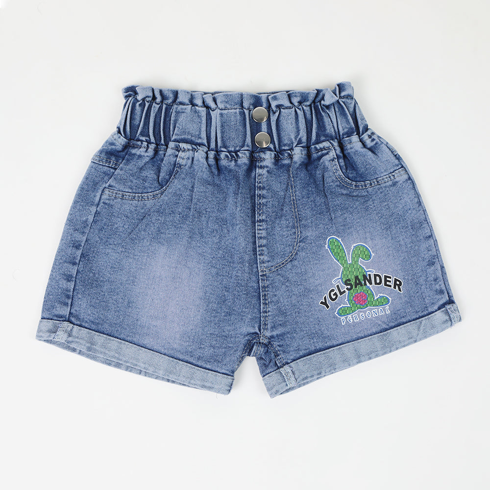 Girls Short - Blue, Girls Shorts Skirts, Chase Value, Chase Value