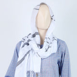 Women's Turkish Sparkle - White, Women Shawls & Scarves, Chase Value, Chase Value