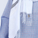 Women's Turkish Sparkle - White, Women Shawls & Scarves, Chase Value, Chase Value