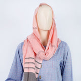 Women's Turkish Dupatta - Peach, Women Shawls & Scarves, Chase Value, Chase Value