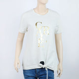 Women's Printed Half Sleeves Top - Off White, Women T-Shirts & Tops, Chase Value, Chase Value