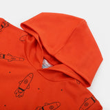 Boys Full Sleeves Hoodie - Orange, Boys Hoodies & Sweat Shirts, Chase Value, Chase Value