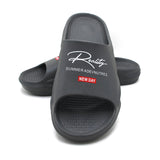 Slip-on open toe Slider - Dark Grey, Men's Slippers, Chase Value, Chase Value