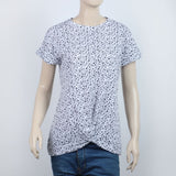 Women's Printed Half Sleeves Top - White, Women T-Shirts & Tops, Chase Value, Chase Value
