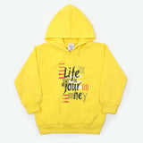Boys Full Sleeves Hoodie - Yellow, Boys Hoodies & Sweat Shirts, Chase Value, Chase Value