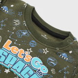 Eminent Newborn Boys Sweat Shirt - Olive Green, Newborn Boys Winterwear, Eminent, Chase Value