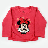 Eminent Newborn Girls Full Sleeves T-Shirt - Dark Pink, Newborn Girls T-Shirts, Eminent, Chase Value