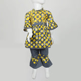 Girls Embroidered Shalwar Suit - Grey, Girls Shalwar Kameez, Chase Value, Chase Value