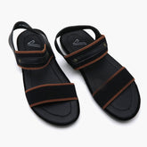 Men's Casual Sandal - Black, Men's Sandals, Chase Value, Chase Value