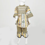 Girls Embroidered Shalwar Suit - Mustard, Girls Shalwar Kameez, Chase Value, Chase Value