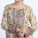 Eminent Women’s Stitched 3-Piece Embroidered Suit – Beige, Women Shalwar Suits, Eminent, Chase Value