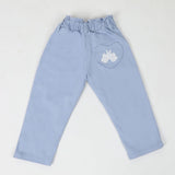 Girls Cotton Pant - Light Blue, Girls Pants & Capri, Chase Value, Chase Value