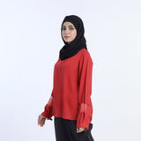 Women's Western Top - Maroon, Women T-Shirts & Tops, Chase Value, Chase Value