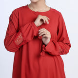 Women's Western Top - Maroon, Women T-Shirts & Tops, Chase Value, Chase Value