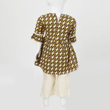 Girls Embroidered Shalwar Suit - Fawn, Girls Shalwar Kameez, Chase Value, Chase Value