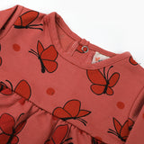 Newborn Girls Full Sleeves Frock - Tea Pink, Newborn Girls Frocks, Chase Value, Chase Value