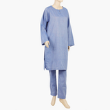 Women's Stripe Shalwar Suit - Light Blue, Women Shalwar Suits, Chase Value, Chase Value