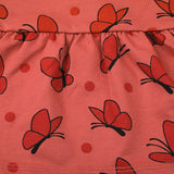 Newborn Girls Full Sleeves Frock - Tea Pink, Newborn Girls Frocks, Chase Value, Chase Value