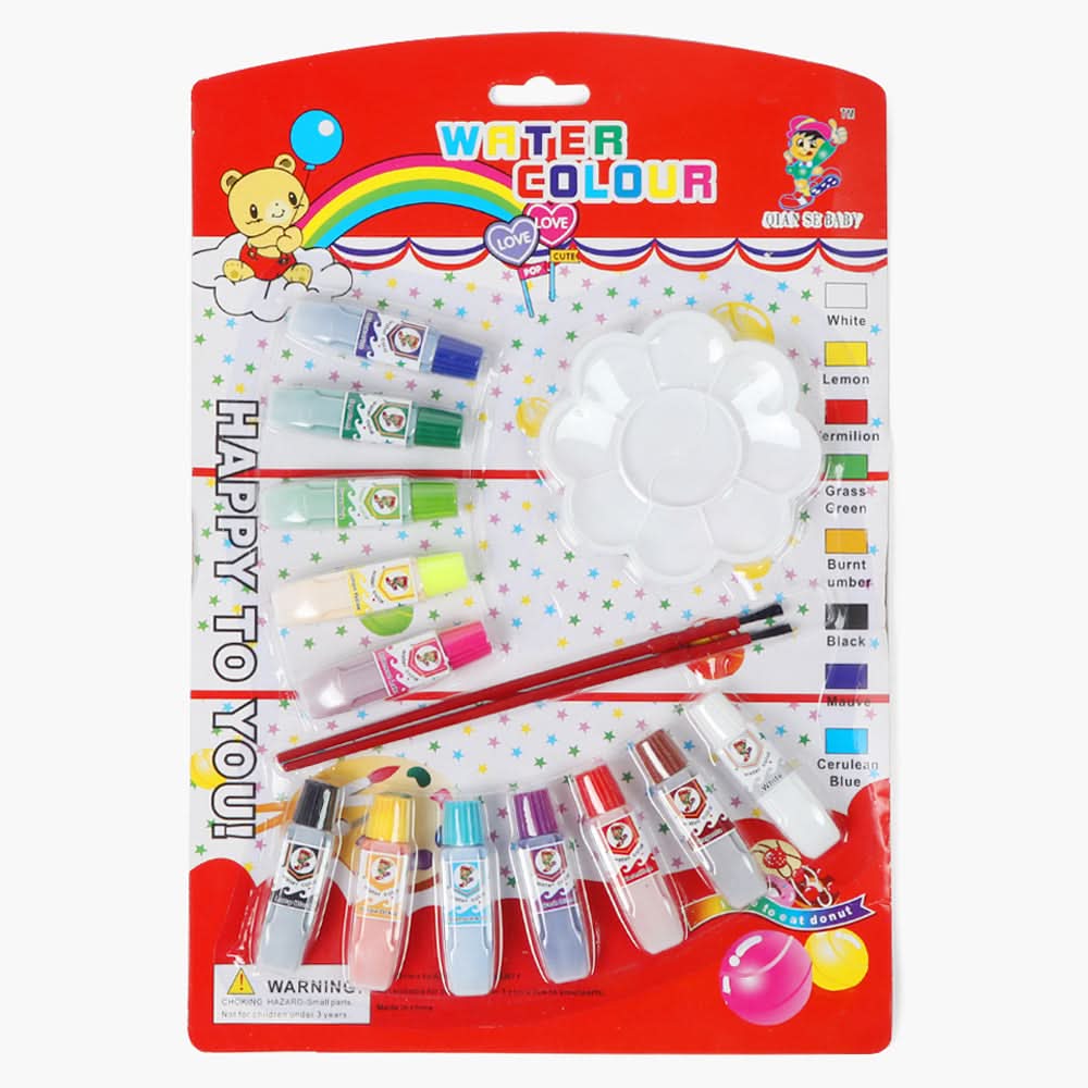Water Color Tube Pack of 12 - Red, Coloring Tools, Chase Value, Chase Value