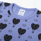 Newborn Girls T-Shirt - Light Purple, Newborn Girls T-Shirts, Chase Value, Chase Value