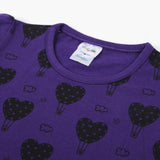 Newborn Girls T-Shirt - Purple, Newborn Girls T-Shirts, Chase Value, Chase Value