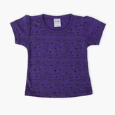 Newborn Girls T-Shirt - Purple, Newborn Girls T-Shirts, Chase Value, Chase Value