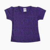 Newborn Girls T-Shirt - Purple, Newborn Girls T-Shirts, Chase Value, Chase Value