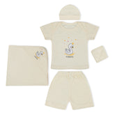 Valuable Newborn 5 Pcs Set For Little One Bunny, Wrapping Sheets, Chase Value, Chase Value