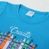 Newborn Girls T-Shirt - Blue, Newborn Girls T-Shirts, Chase Value, Chase Value