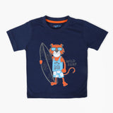 Boys Half Sleeves T-Shirt - Navy Blue, Boys T-Shirts, Chase Value, Chase Value
