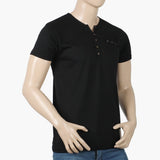 Men's Half Sleeves T-Shirt - Black, Men's T-Shirts & Polos, Chase Value, Chase Value