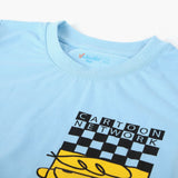 Boys Half Sleeves T-Shirt - Sky Blue, Boys T-Shirts, Chase Value, Chase Value