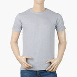 Valuable Men's Half Sleeves Round Neck T-Shirt - Ash Grey, Men's T-Shirts & Polos, Chase Value, Chase Value