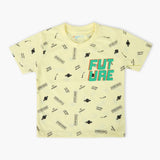 Boys Half Sleeves T-Shirt - Yellow, Boys T-Shirts, Chase Value, Chase Value