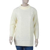 Eminent Women's Full Sleeves Sweaters - Off White, Women Sweaters, Eminent, Chase Value