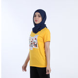 Women's Half Sleeves T-shirt - Mustard, Women T-Shirts & Tops, Chase Value, Chase Value