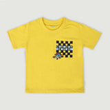 Boys Half Sleeves T-Shirt - Yellow, Boys T-Shirts, Chase Value, Chase Value