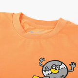 Boys Half Sleeves T-Shirt - Orange, Boys T-Shirts, Chase Value, Chase Value