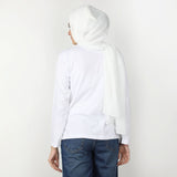 Women's Full Sleeves Printed T-Shirt - White, Women T-Shirts & Tops, Chase Value, Chase Value