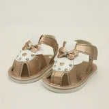Newborn Baby Pumpy - Light Brown, Newborn Caps, Shoes & Socks, Chase Value, Chase Value
