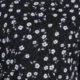 Women's Printed Half Sleeves Top - Black, Women T-Shirts & Tops, Chase Value, Chase Value